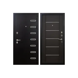 Входная металлическая дверь Лекс Витязь Молдинг Венге (панель №24)