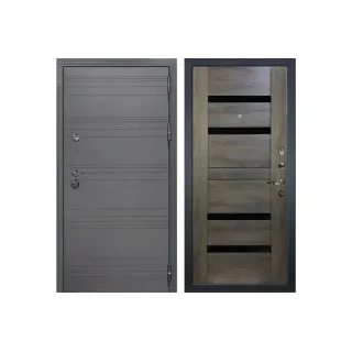 Входная дверь Лекс Сенатор 3К Софт графит Неро (№65 Графит шале)