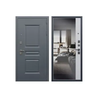 Входная дверь АСД Барселона с зеркалом