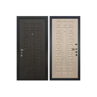 Входная металлическая дверь Лекс 4А Неаполь Mottura Беленый дуб (панель №20)