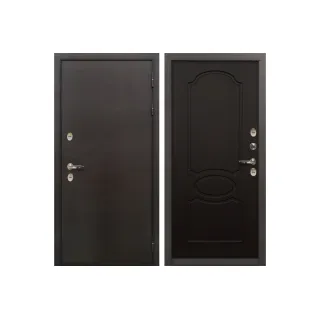 Входная металлическая дверь с терморазрывом Лекс Термо Сибирь 3К Венге (панель №13)